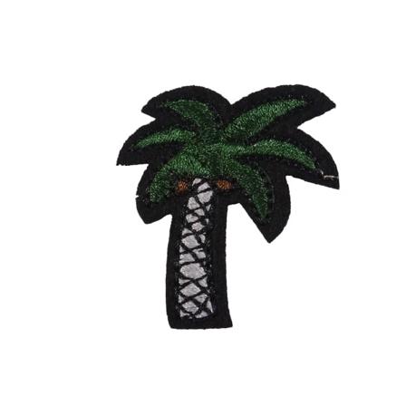 2st Tygmärken - Palm - Storlek 4,1cm Grön 41 Mm