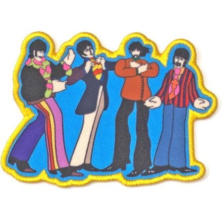 The Beatles Yellow Submarine Sub Band Vävda Standard Patch One
