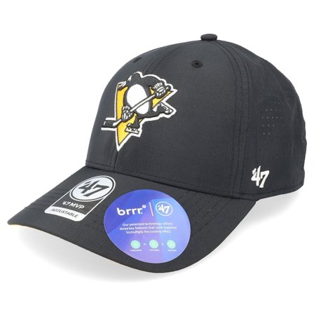 47 Brand - Negro adjustable Gorra - Pittsburgh Penguins NHL Back Line Mvp Black Adjustable @ Hatstore