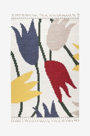 InHouse Group - Ullmatta Loupelou by Louise Videlyck - Punainen - Villamatot - 160X230 - - Homeroom