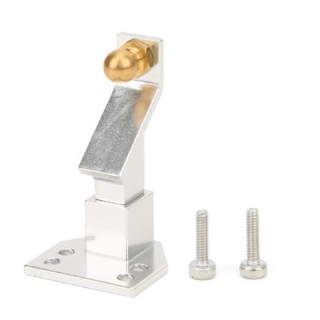1/10 Metalli vetokoukun kahleet perävaunun koukku D90 RC SCX10 CC01 tee-se-itse -tarvike hopea