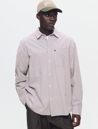 WOOD WOOD Wwday Gingham - Purple - XL