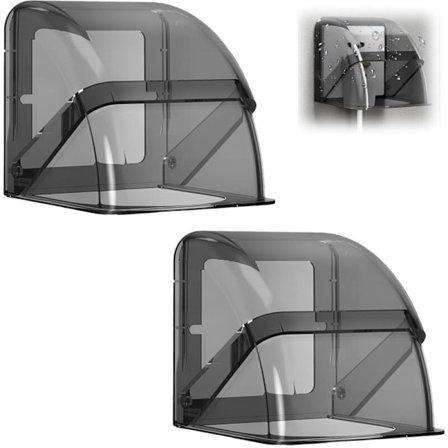 2 stk. vægbeskyttelse, intet behov for at bore huller, 87 90 mm beskyttelse til stikkontakter, vægkontakter, beskyttelse, beskyttelseskapper, 