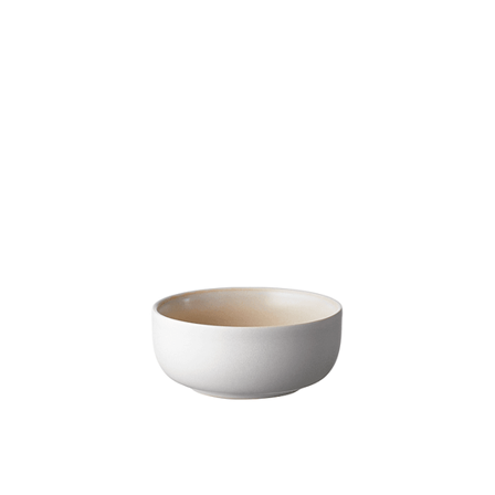 Studio Round Skål North 11cm Matte Hvit/Matt Sand
