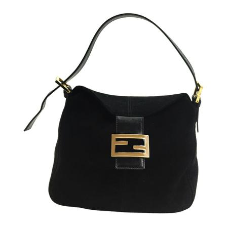 Fendi Vintage Pre-owned Shoulder Bags Sort, Dame Vintage Tasker, Størrelse: ONE Size