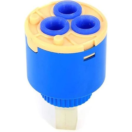 Blandare kraninsats 35mm Keramisk skivinsats 35 Keramisk insats Vattenblandare Kran inre kontroll Kranventil Pp Plast Praktisk (35mm) blå 1st-FA-