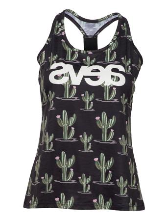 Alpha Singlet Top Ærmeløs Top Sort Svea