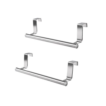 Håndklestang Håndklehenger for skapdør - 2 stk Metall 23cm - Perfet