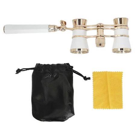 Operakikare 3X25 Metall Bärbar Kikare för Teaterföreställning