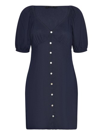 Vero Moda | Vmmymilo 2/4 Short Button Dress Wvn Ga | S