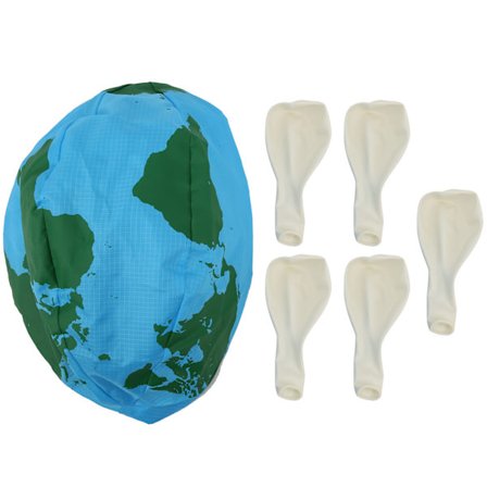 Oppblåsbar lateksballong strandball av nylonduk, jordklode, utendørsleker for barn