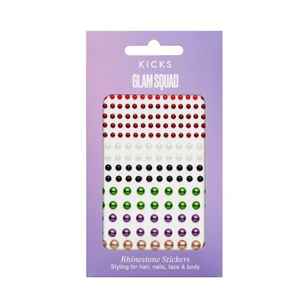 KICKS Beauty Glam Squad - Pearl Stickers Mixed, Makeup, Nail Art, Nail Stickers