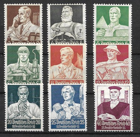 Tyske Rige 1934 - AFA 549 - 57 - Postfrisk