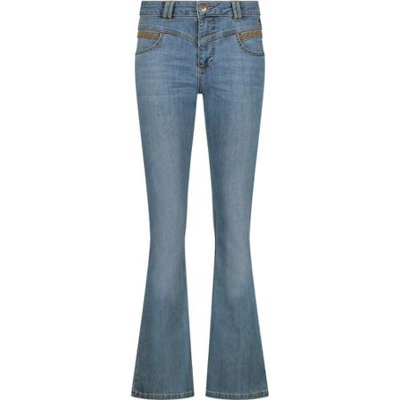 Tramontana, Trousers mid blue denim Blauw, Dames, Maat:M