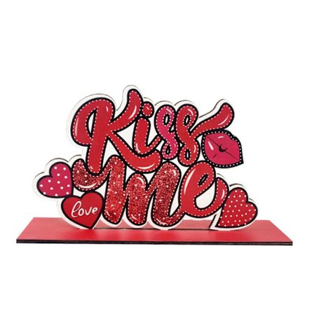 Trähantverk Alla hjärtans dag Skrivbordsdekoration Kärlek Hjärta Bilmönster för Hem Sovrum Vardagsrum Bordsdekoration[HK]