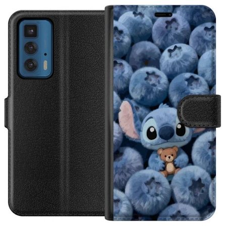 Yhteensopiva Lompakkokotelo Motorola Edge 20 Pro Lady Gaga minimalistinen juliste kitaralla ja monokromisella suunnittelulla