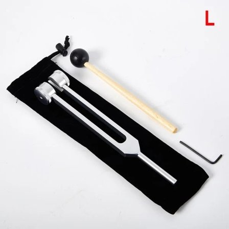 (pow yeah!)Stämgaffel 128 Hz Stämgaffel Vikter Aluminium Klinisk Kvalitet Silver Stor