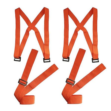 Möbellyftband, Flyttband, Lyftband, Piano Flytthjälp Och Transport Av Tung Möbel (Orange)