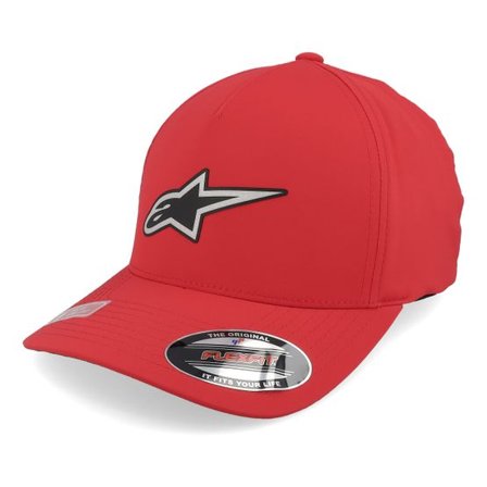 Alpinestars - Röd flexfit Keps - Ageless Reflex Wp Hat Red Flexfit @ Hatstore