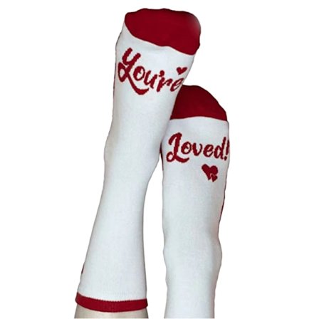 Valentinsdag Sokker Sjove Nyhed Crew Sokker Casual Kærlighed Hjerte Ankel Sokker