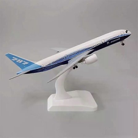 19 cm Fly Leke Modell Fly American Airlines UNITED Boeing 787 Airways Fly Leke Legering Metall Støpt Fly med Hjul (LGL)