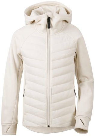 Didriksons Tovik Hybrid Girl's Hoodie 4 Children middle-layer synthetic jackets White 150