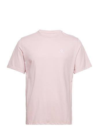 Classic Left Chest Ss Tee T-shirts Short-sleeved Rosa Converse