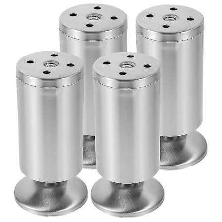 4 stk. møbelben i metal, justerbare møbelfødder, kraftige møbelben, sofaben til sofa