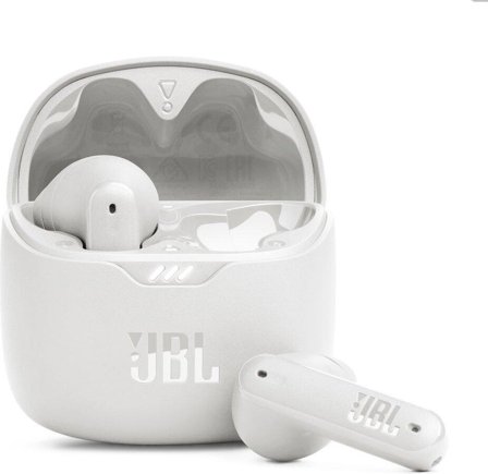 JBL Tune Flex Trådløse Ørepropper, In-Ear (hvit) Livsstilshodetelefoner, True Wireless NC Open/Dual mic, Opptil 32t batteritid