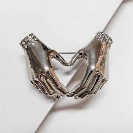 Nischad high-end ljuskänslig oregelbunden brosch dubbelanvändningsbrosch legering glansig personlig klädtillbehör