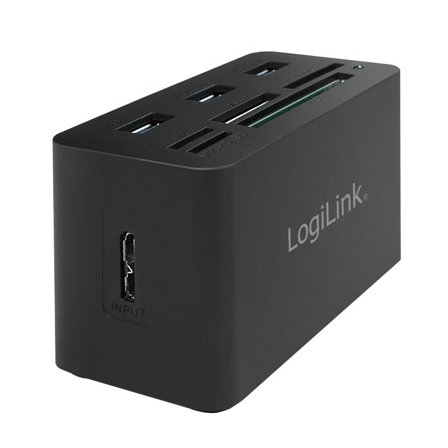 LogiLink - USB 3.0 Hub with All-in-One Card Reader