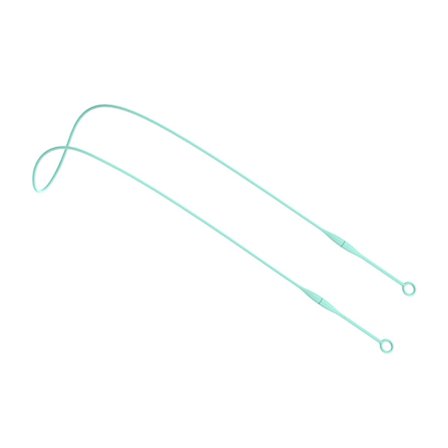 Magnetisk forbindelsessnor fleksibel rem, der fungerer med de fleste ørepropper, trækbestandig sikkerhedssnor, anti-tabt øreprop snor