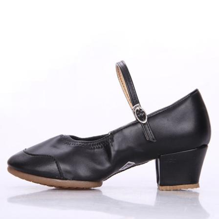 Kvinnor Ankelband Latin Salsa Danssko Mjuk Mary Jane Heels