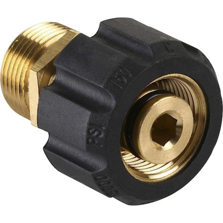 Trykvaskefitting M22 15mm 2# M22 15mm Hun til M22 14mm Han