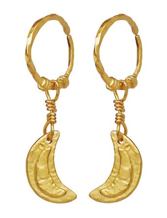 Odessa Earring Øredobber Smykker Gull Maanesten*Betinget Tilbud