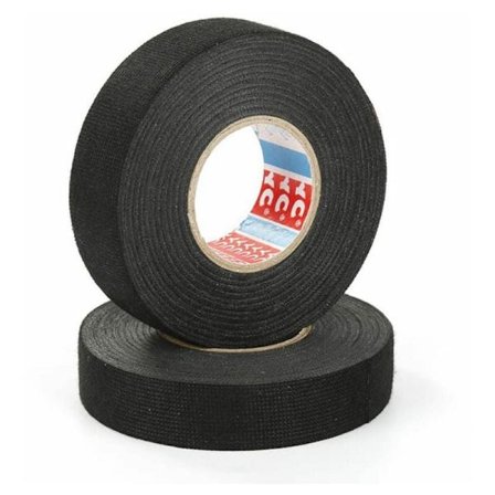 Textillimtejp värmebeständig bilkabelstam ledningsnät elvärmeband 1 st (längd: 15 m, bredd: 15 mm)