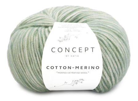 Katia Cotton-Merino Sage-Grønn 146, 50g