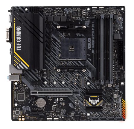 ASUS TUF GAMING A520M-PLUS II - hovedkort - mikro ATX - Socket AM4 - AMD A520