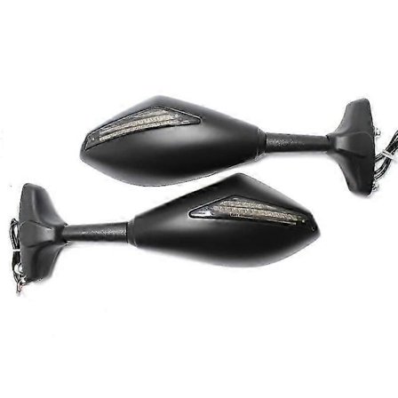 1 par motorcykel LED blinklys spejle til HONDA CBR600RR 1000RR 500R SUZUKI SXR1000 Hayabusa SV650S GSXR600 GSXR750