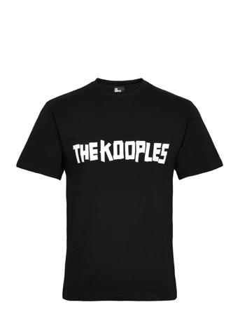 T-Shirt Mc T-shirts Short-sleeved Svart The Kooples*Betinget Tilbud