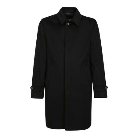 Herno, Single-Breasted Coats Zwart, Heren, Maat:2XL,Polyamide