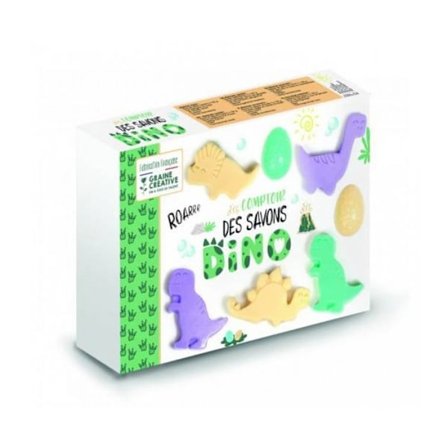 Dino Graine Créative Sæbe Counter Box 200515 - Skab og personliggør storslåede sæber i dinosaurformer