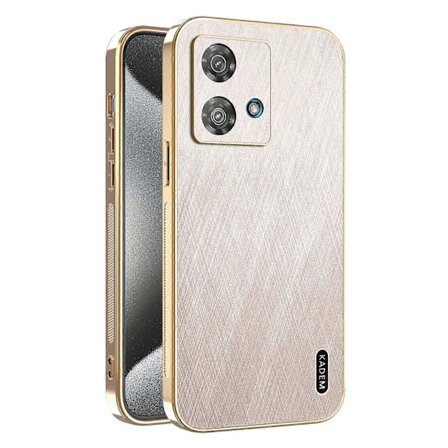 KADEM Motorola Edge 40 Neo 5G -kotelo, galvanointi, silkkikuvioitu PU TPU -puhelimen takakuori (LGL)