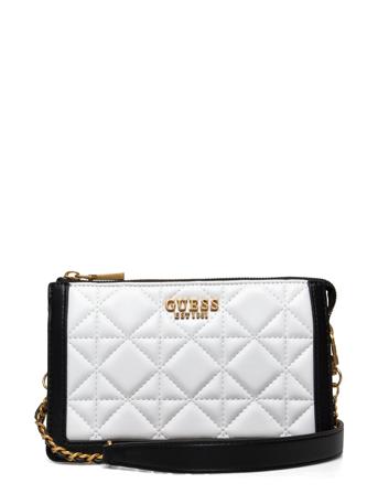 Abey Multi Compartment Xbody Bags Crossbody Bags Hvit GUESS*Betinget Tilbud