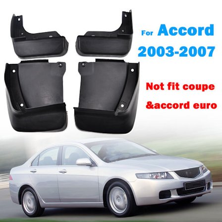 4 gjørmesprut skjermer for Honda Accord 2003-2007 foran og bak