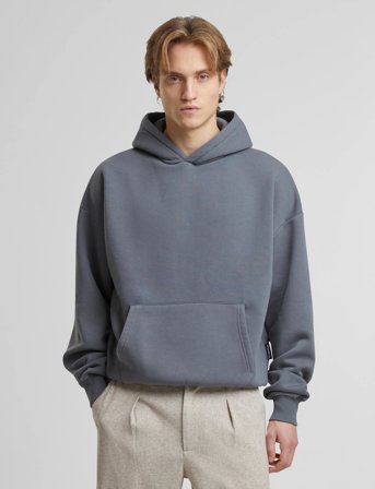 Prohibited Oversized Hoodie - Grey - L