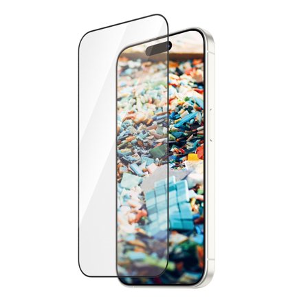 PanzerGlass Re:fresh Screen Protector iPhone 15 Pro | Ultra-Wide Fit w. EasyAligner