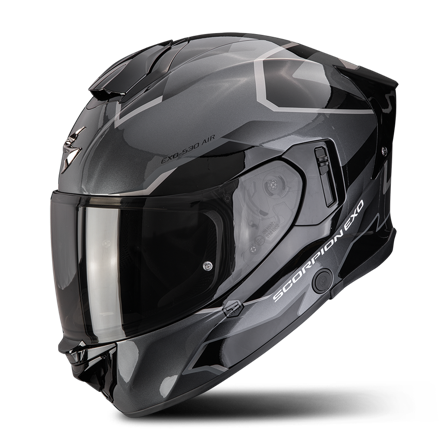 Integralhelm Scorpion EXO-530 Air Clip Silber/Schwarz S