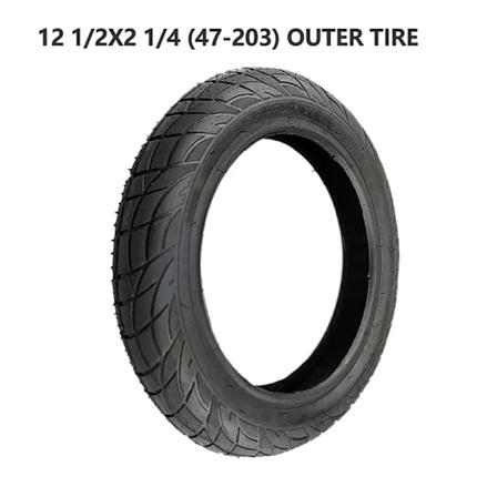 Däck 12 1/2 X 2 1/4 47-203 Passar Elektriska Scooter Och E-Cyke Babybärare, Fällande Cykel Tum Däck Innerrör outer tire