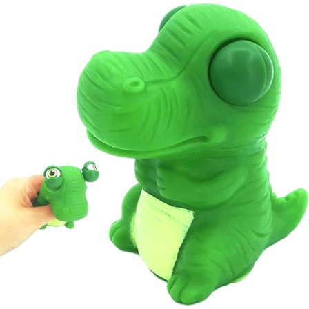 Poppende Øjne Squishy Squeeze Legetøj, Sjov Dinosaur Pinch Legetøj Stress Relief Legetøj, Squeeze Dyr Legetøj Nyhed Fidget Hånd Legetøj-tfrf